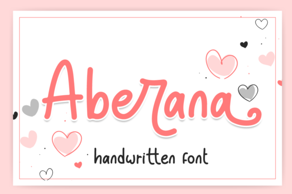 Aberana: A Sweet Handwritten Font