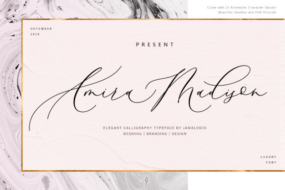 Amira Madison Font Review