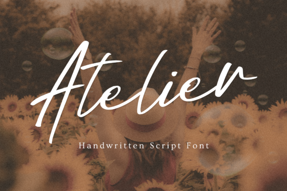 Atelier: A Script Handwritten Font