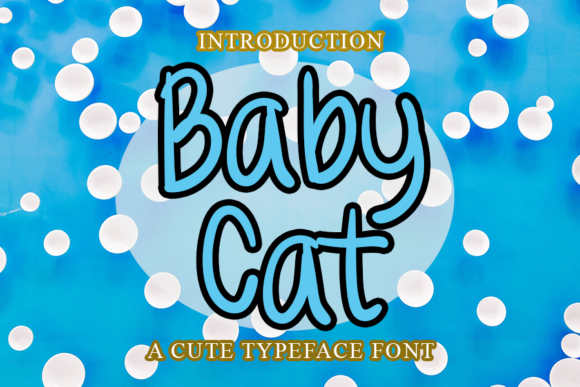 Baby Cat Font for Business Branding