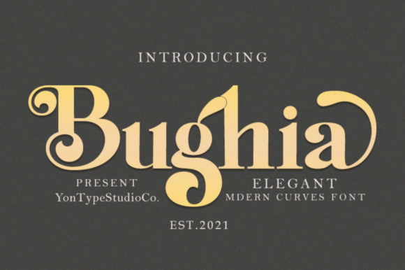 Bughia: A Bold Serif Font for Web Design