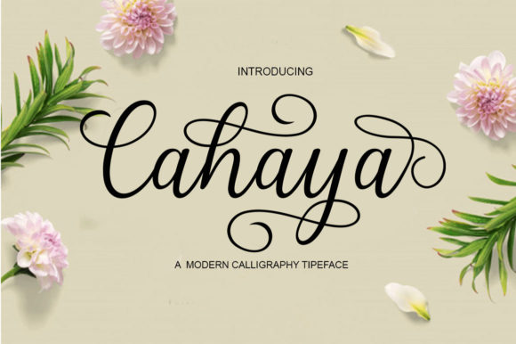 Cahaya: A Font for Creative Campaigns