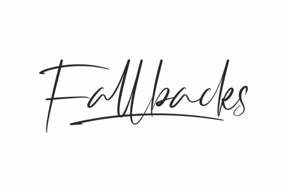 Fallbacks Font for Business Branding