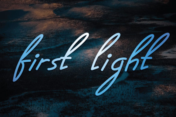 First Light Font for Creative Campaigns