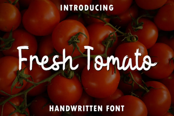 Fresh Tomato Font for Creative Projects
