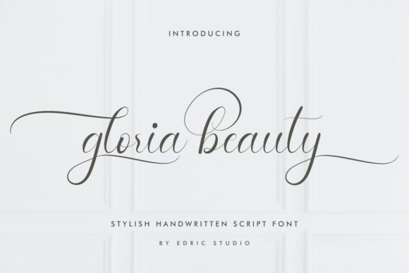 Gloria Beauty Font for Creative Projects