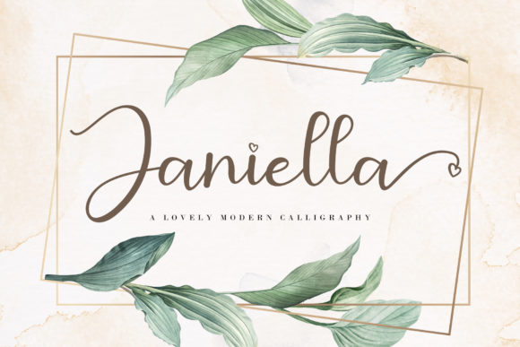 Janiella Font for Creative Makers