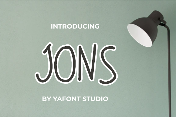 Jons: A Handwritten Font for Impactful Campaigns