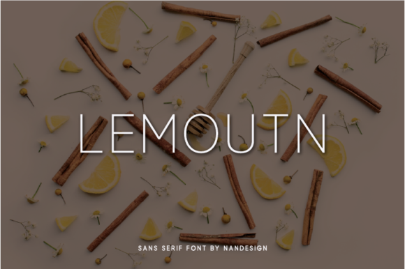 Lemoutn Font for Web Design