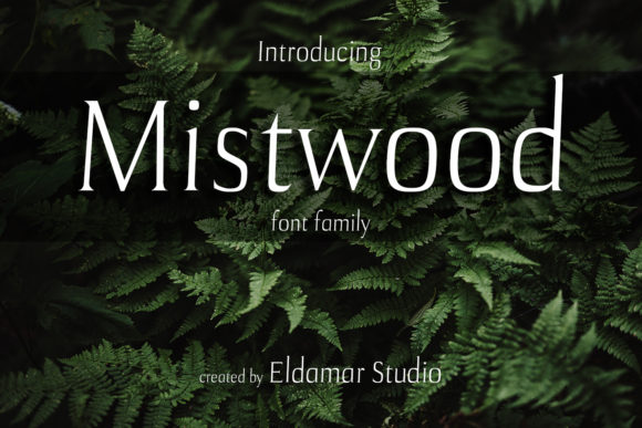 Mistwood Font for Editorial Design