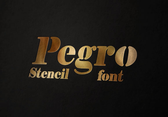 Pegro Stencil: A Bold Serif for Editorial Design