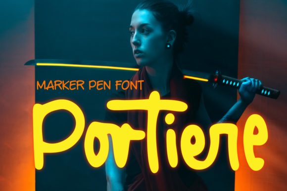 Portiere: A Handwritten Font for Creative Projects
