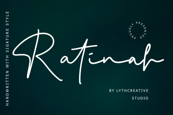 Ratinah: A Script Font for Elegant Design