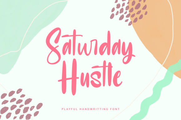 Saturday Hustle Font for Creative Publishing