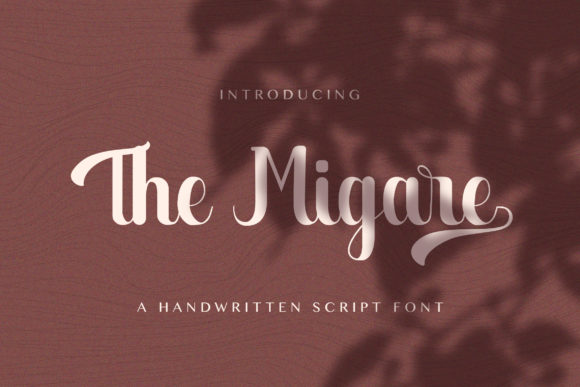 The Migare Font: Elegant Script for Creative Projects