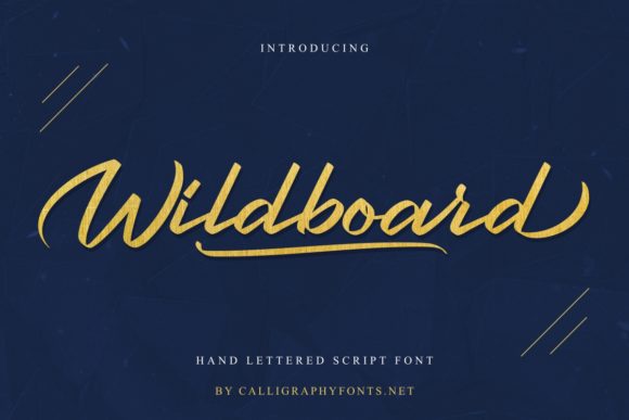 Wildboard Font for Creative Projects