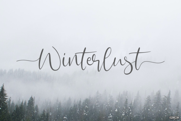 Winterlust Font for Creative Projects